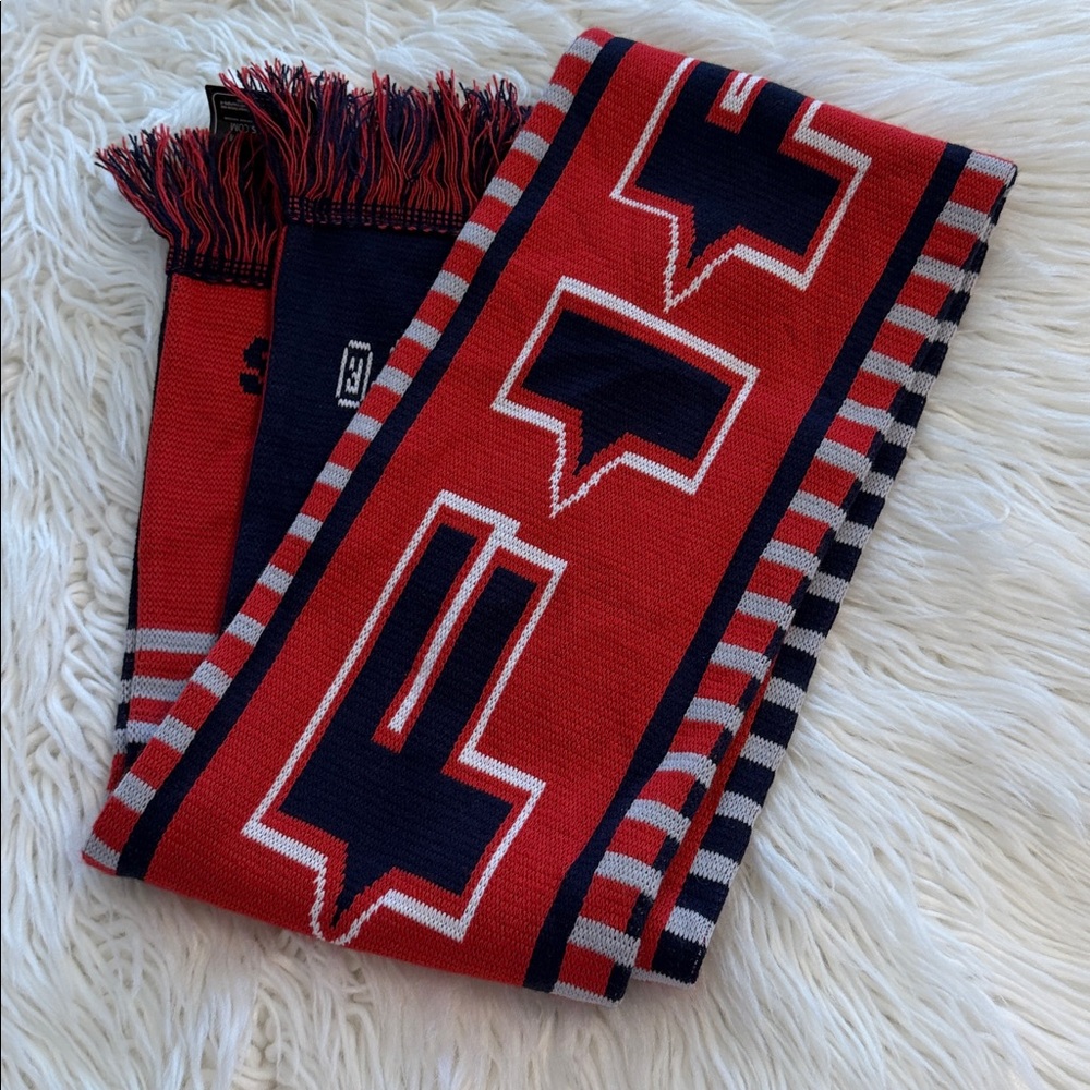 Chicago Themed Knit Scarf length 52” brand new brand adidas - Picture 6 of 8
